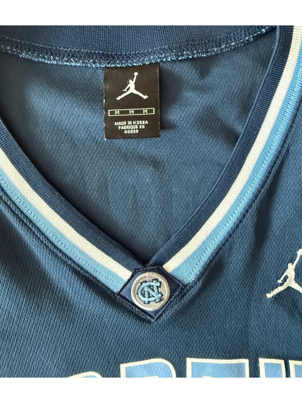 Nike Michael Jordan Navy & Carolina Blue North Carolina 23 Basketball Jersey